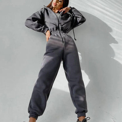 Basic Hooded Jumpsuit