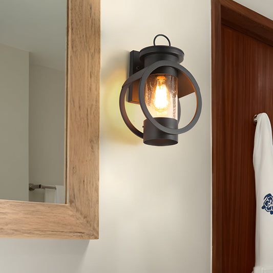 American Outdoor Sconce Raindrop Glass LED Wall Light