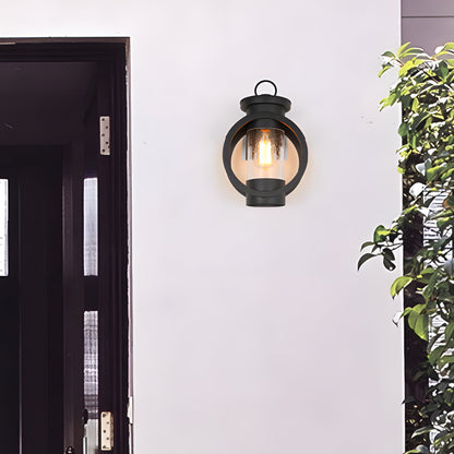 American Outdoor Sconce Raindrop Glass LED Wall Light
