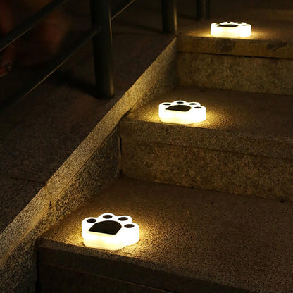 Animal Paw Step Stairs Light Modern Solar-Powered Lights
