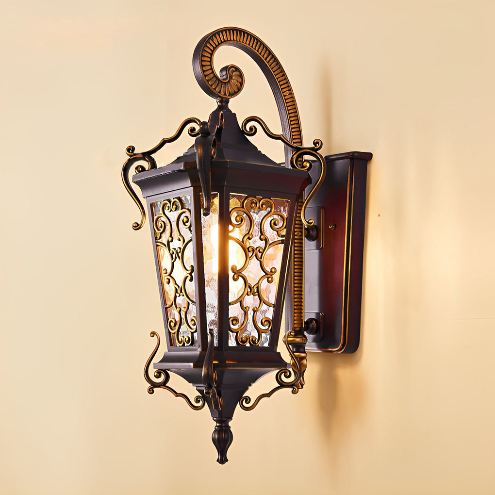 Antique Outdoor Wall Sconces Waterproof European Lantern