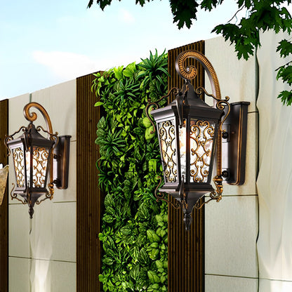 Antique Outdoor Wall Sconces Waterproof European Lantern