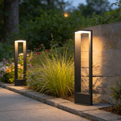 Sleek Linear 12W LED Pathway Light Minimalist Outdoor Landscape Lamp