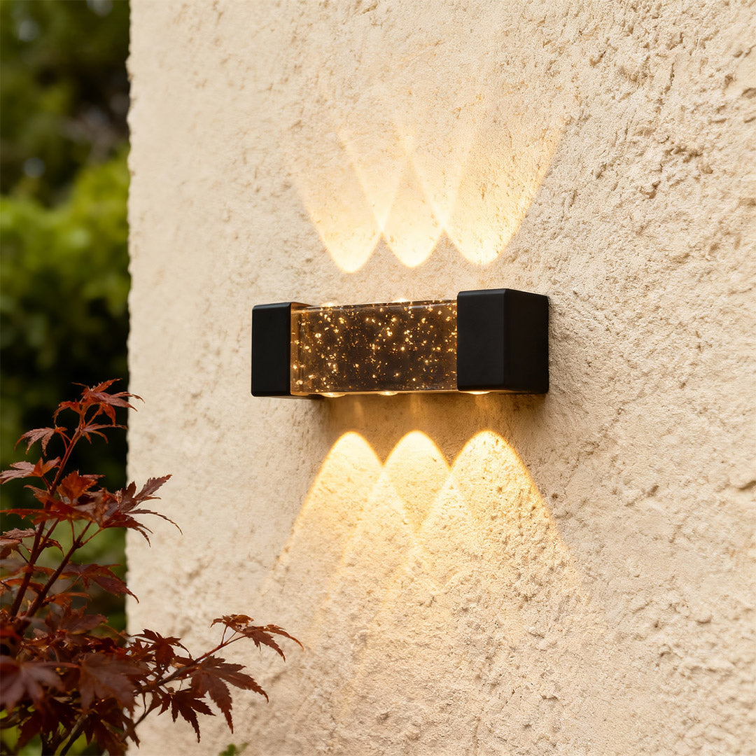 Up down Wall Light Outdoor Waterproof Crystal Light