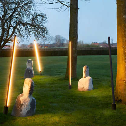 Contemporary Outdoor Floor Lamps Waterproof LED Linear Lamp