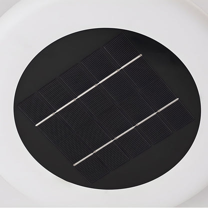USB Waterproof Solar Halo Floor Lamp Modern Minimalist Outdoor Lighting