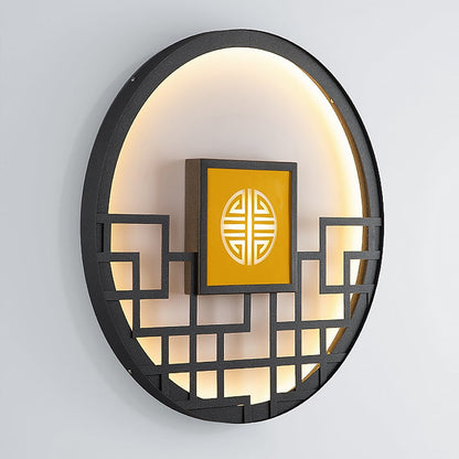 Ideas Outdoor Wall Lights Round LED Landscape Decorative Light