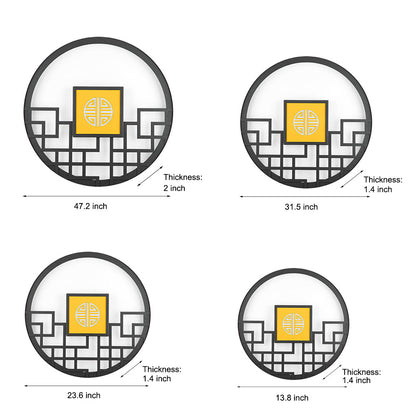 Ideas Outdoor Wall Lights Round LED Landscape Decorative Light