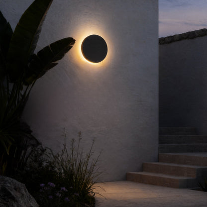 Backlit Wall Light Modern Waterproof Outdoor Light