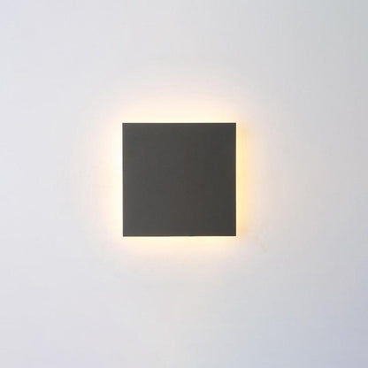 Backlit Wall Light Modern Waterproof Outdoor Light