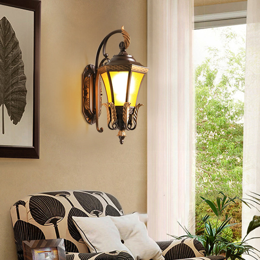 Copper Wall Sconce Outdoor European-Style Waterproof Lighting