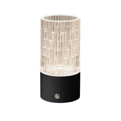 Art Deco Table Lamp - Vase-Inspired Light in ABS & PS Material