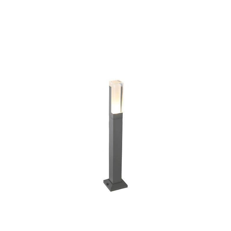 Black Bollard Lights Cubic Aluminum LED Waterproof Light