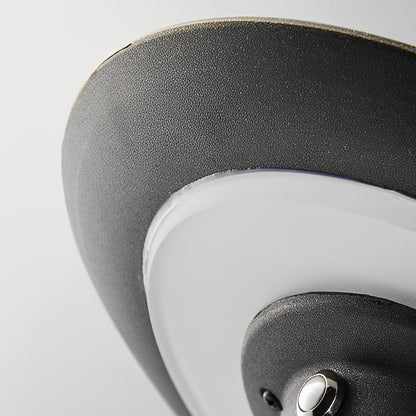 Black Brass Path Lights Solar Round Top Disc and Bubble Design Light