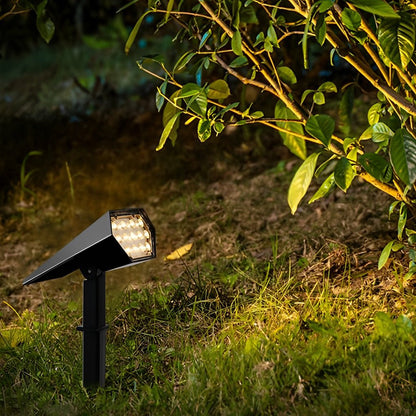 Flood Spike Light Adjustable Angle Solar Spotlight