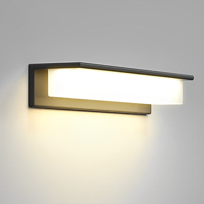 Front Porch Light Fixtures Rectangular Waterproof LED Wall Light