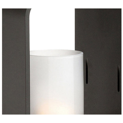Black Lantern Outdoor Light Rectangular Frame Waterproof Lamp