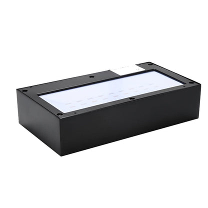 Black Motion Sensor Outdoor Wall Light Waterproof LED Solar Light
