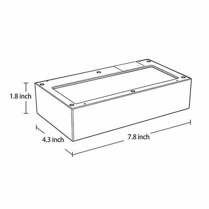 Black Motion Sensor Outdoor Wall Light Waterproof LED Solar Light