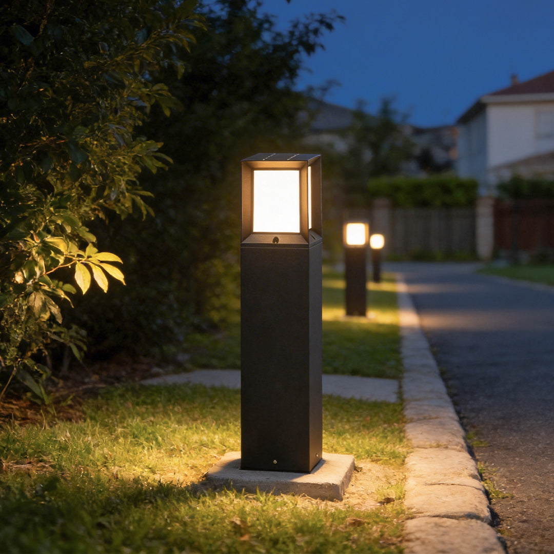 Classic LED Tall Bollard Lights Sleek, Weatherproof Landscape Path Lighting