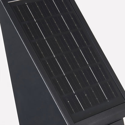 Black Outdoor Lighting Sconce Waterproof Solar Light