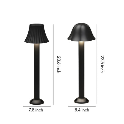 Black Outdoor Path Light Courtyard Mushroom Landscape Light