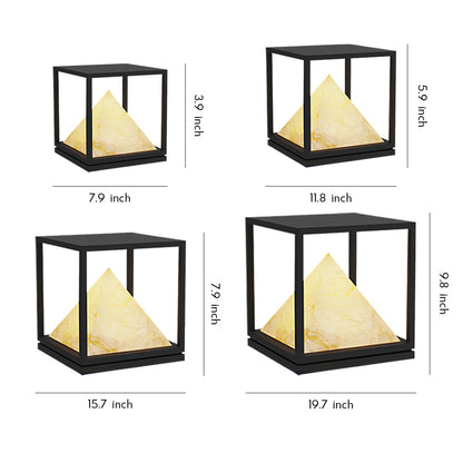 Light Pillar Design Outdoor Artificial Marble Courtyard Lamp