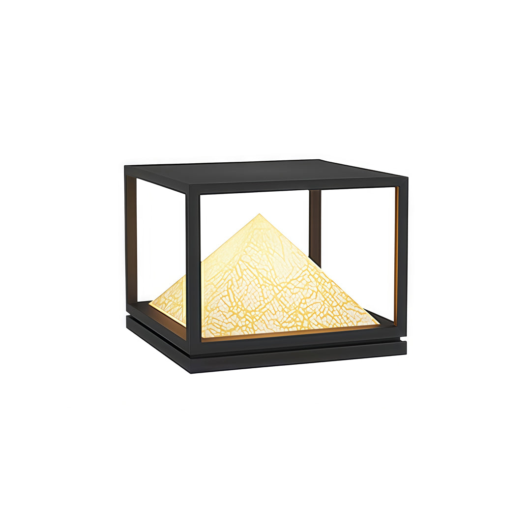 Light Pillar Design Outdoor Artificial Marble Courtyard Lamp