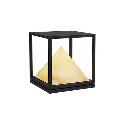 Light Pillar Design Outdoor Artificial Marble Courtyard Lamp