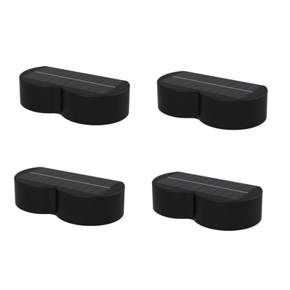 Solar-Powered Outdoor Wall Wash Lighting Waterproof 4-piece Set