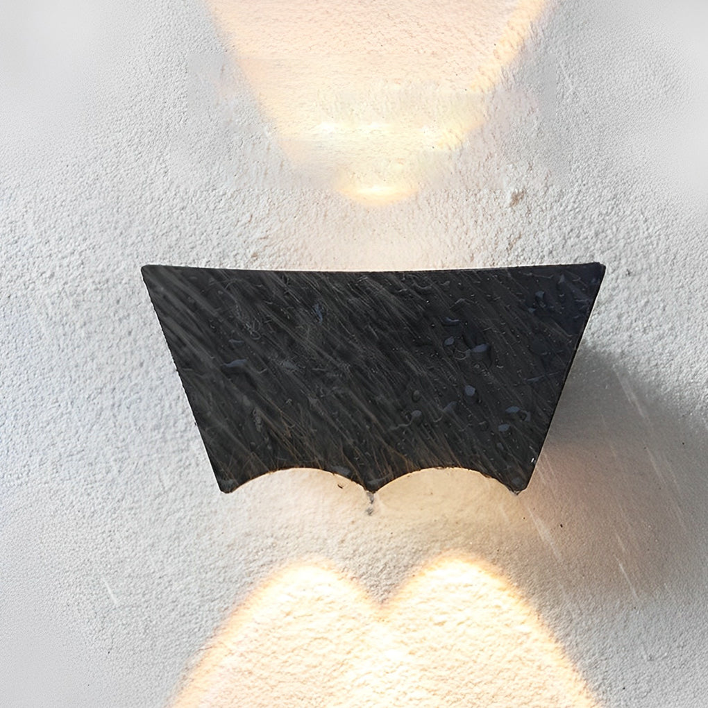 Black up down Wall Light Outdoor Aluminum Wash Light