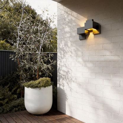 Black up down Wall Lights Geometric Landscape Decorative Light