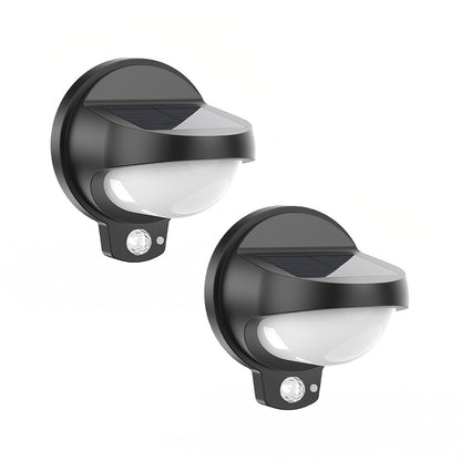 Solar Lights Outdoor Wall Waterproof Plastic Lights 2 PCS