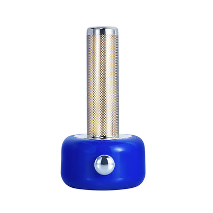 Sleek Metal Ambient Table Lamp with Audio and RGB Lighting - Minimalist Design