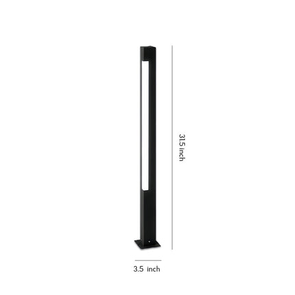 Bollard Landscape Lighting Outdoor Waterproof Modern Square Light