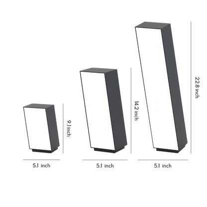 Bollards with Lighting Outdoor Waterproof Modern Lamp