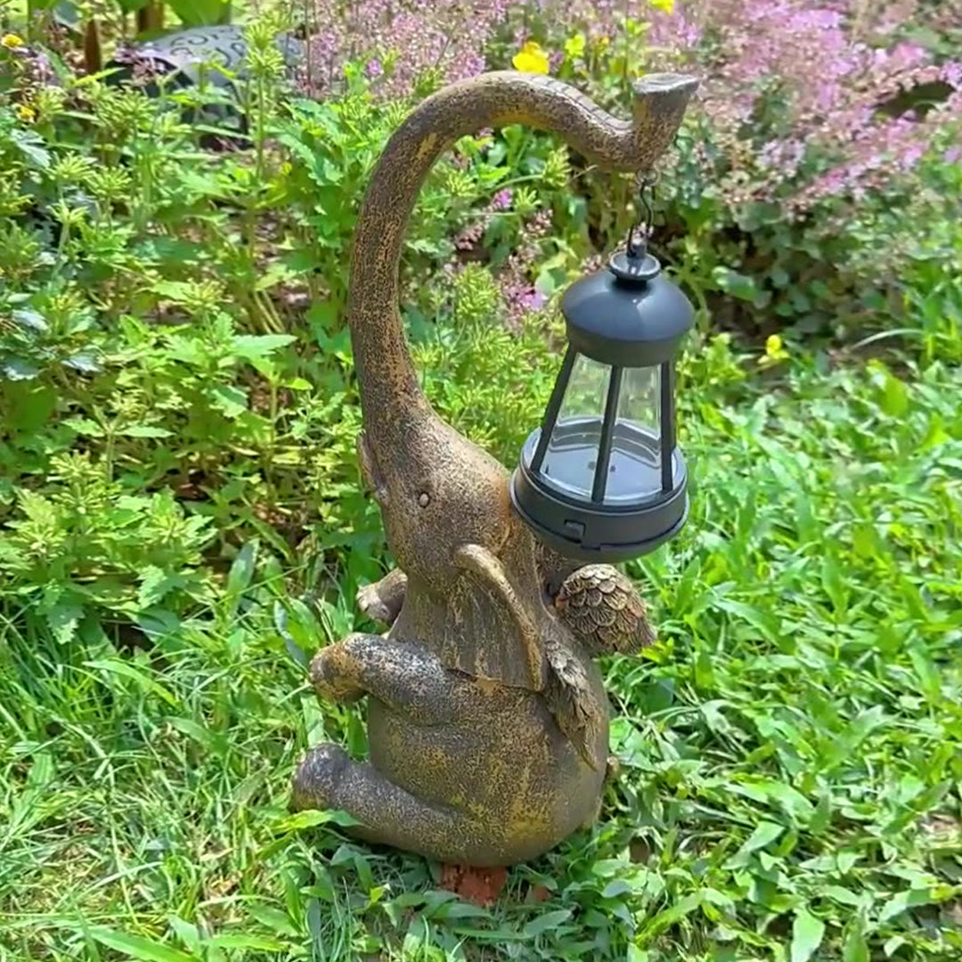 Resin Garden Solar Animal Lights