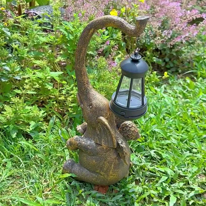 Resin Garden Solar Animal Lights