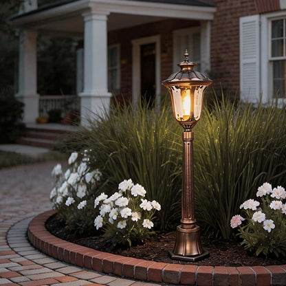Bronze Street Lamp European Style Elegant Aluminum LED Light