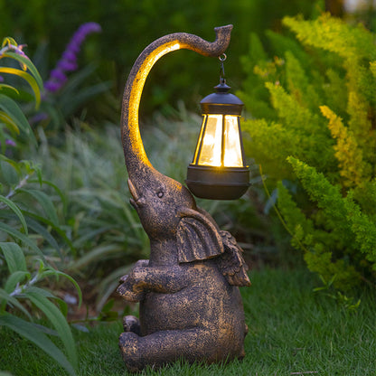 Resin Garden Solar Animal Lights