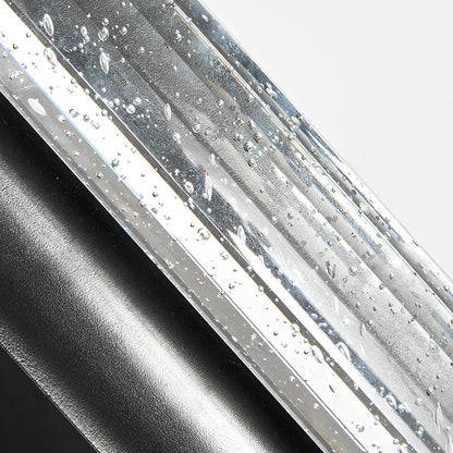 Bubble Wall Sconce Waterproof Modern Black Crystal Glass Outdoor Light