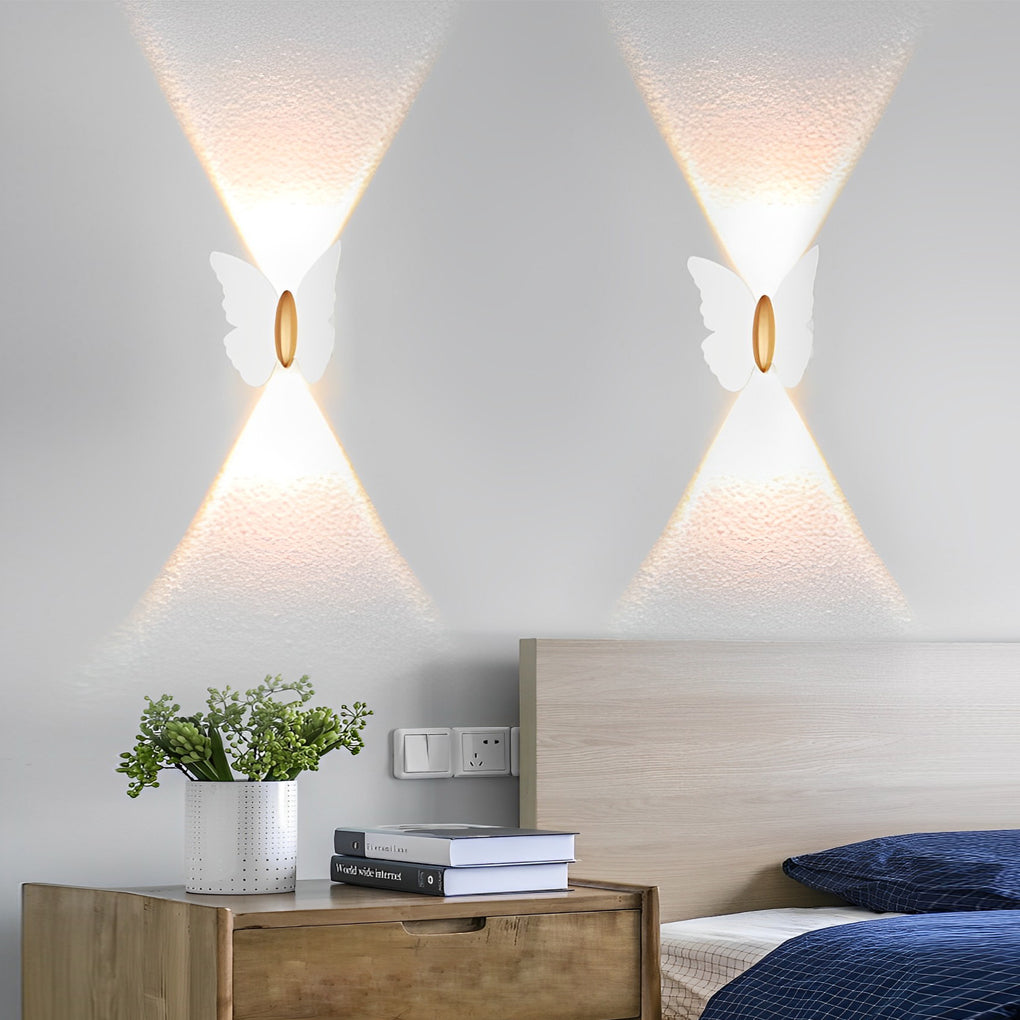 Butterfly Wall Lamp up & down LED Waterproof Outdoor Light