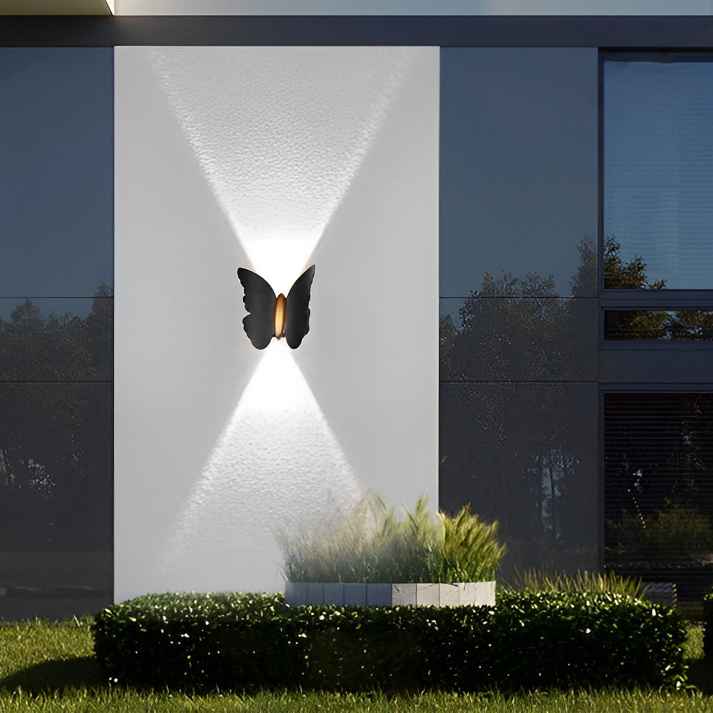 Butterfly Wall Lamp up & down LED Waterproof Outdoor Light