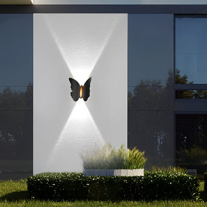 Butterfly Wall Lamp up & down LED Waterproof Outdoor Light