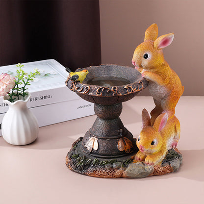 Resin Animal Solar Garden Lights