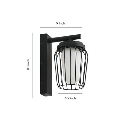 Outdoor Wall Lantern Sconce Birdcage Decorative Light