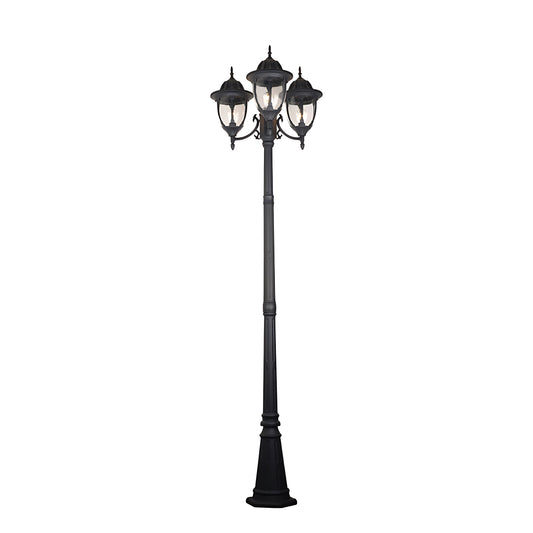 Three-Head Street Lamp Post Lights Waterproof Aluminum European-Style