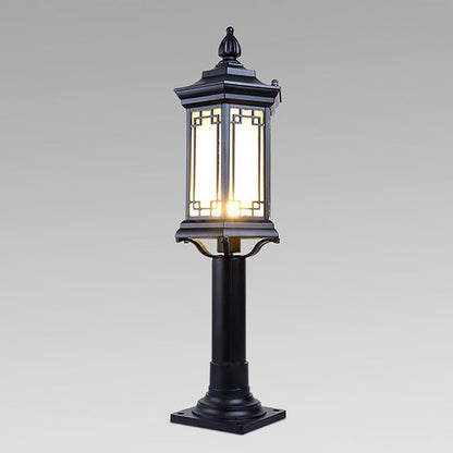 Traditional Asian-Inspired LED Pathway Lights Rhombus Shape for Villa Gardens