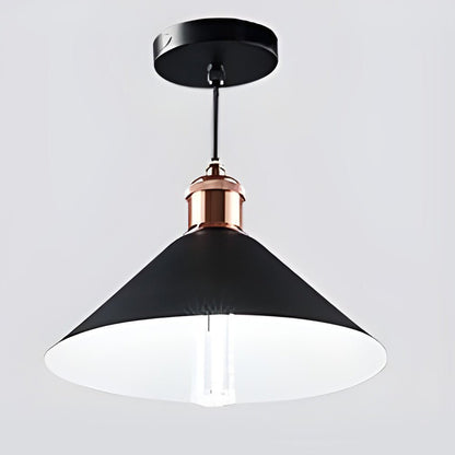 Black Outdoor Pendant Light Solar Waterproof LED Ceiling Light