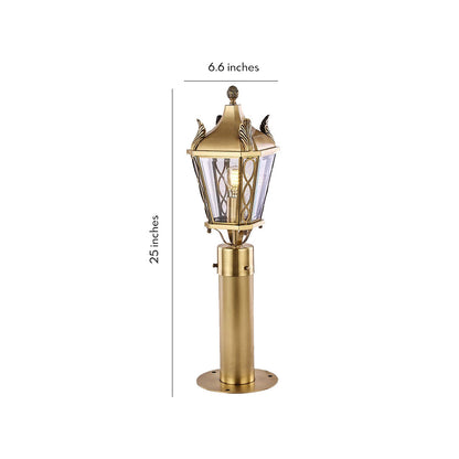 Copper Outdoor Path Lighting European Landscape Lamp